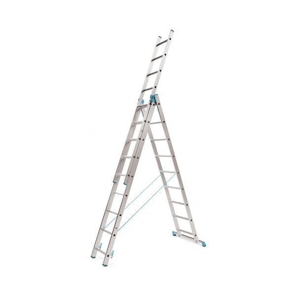 Drabina 3x9 stopni 6m