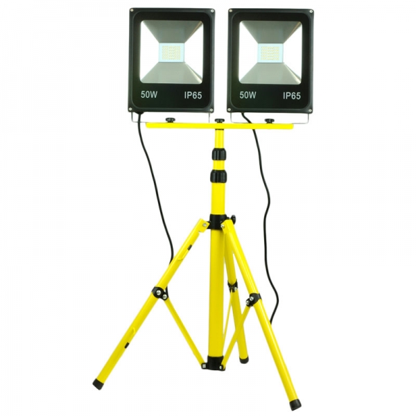 Halogen CanLed 2x50W + statyw